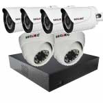 Комплект HD видеонаблюдения для дома 4+2 IP камеры Sectec