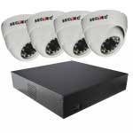 Комплект HD видеонаблюдения для магазина 4 IP камеры Sectec